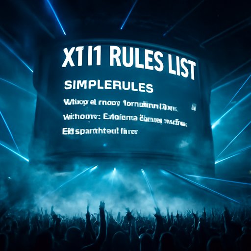 X111 قواعد کی فہرست